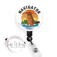 Cooter Canoe Navigator - Pin, Magnet or Badge Holder - Watermark Removed on Finished Product