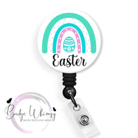 Easter Boho Rainbow - Pin, Magnet or Badge Holder