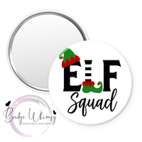 Elf Squad - Christmas - Pin, Magnet or Badge Holder