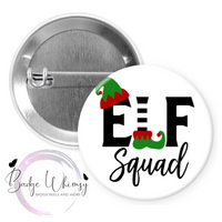 Elf Squad - Christmas - Pin, Magnet or Badge Holder
