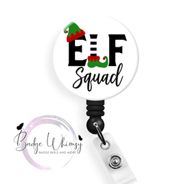 Elf Squad - Christmas - Pin, Magnet or Badge Holder
