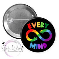Neurodiversity Themed/Autistic - Set of 5  - Choose Magnets or Pins