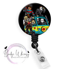 Halloween Horror Movie Inspired - Pin, Magnet or Badge Holder