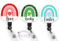 Boho Rainbow Holiday - Badge Holder - Buy 1 or Save & Buy all 3
