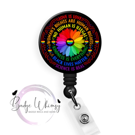 Love is Love - Human Rights - Pin, Magnet or Badge Holder