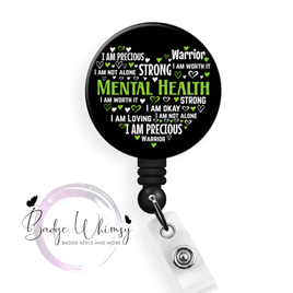 Mental Health Awareness - Pin, Magnet or Badge Holder