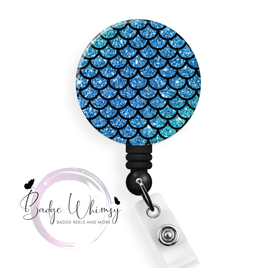 Mermaid Scale Design - Pin, Magnet or Badge Holder