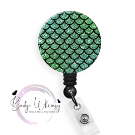 Mermaid Scale Design - Pin, Magnet or Badge Holder