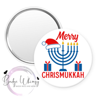 Merry Chrismukkah - Pin, Magnet or Badge Holder