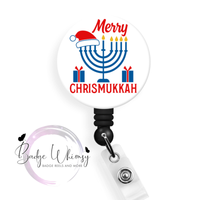 Merry Chrismukkah - Pin, Magnet or Badge Holder