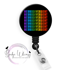 Neurodivergent  - Pin, Magnet or Badge Holder