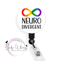 Neurodivergent - Pin, Magnet or Badge Holder