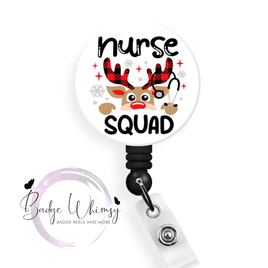 Nurse Squad - 1.5 Inch Button - Pin, Magnet or Badge Holder