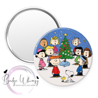 Merry Christmas - Pin, Magnet or Badge Holder
