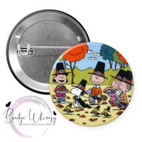 Cute Thanksgiving - Pin, Magnet or Badge Holder