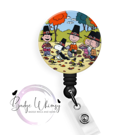 Cute Thanksgiving - Pin, Magnet or Badge Holder