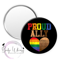 Pride - Ally - Love - Themed - Set of 5  - Choose Magnets or Pins