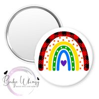 Boho Rainbow - Pin, Magnet or Badge Holder