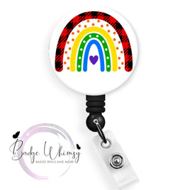 Boho Rainbow - Pin, Magnet or Badge Holder