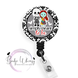 Simply Meant to Be - Halloween - Pin, Magnet or Badge Holder