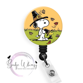 Pilgrim Thanksgiving - Pin, Magnet or Badge Holder
