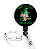 St Patrick's Day - Gnome - Pin, Magnet or Badge Holder
