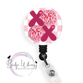 XOXO - Hugs and Kisses - Valentine - Pin, Magnet or Badge Holder